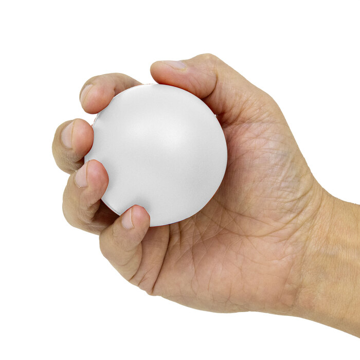 Pelota Sensorial Antiestrés Transparente con Piedras Blandas